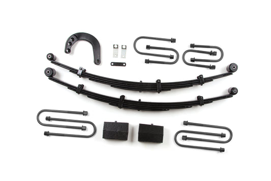 4 Inch Leaf Spring Lift Kit 88-91 Chevy 1/2 Ton SUV 4 Inch Lift Kit Zone Offroad