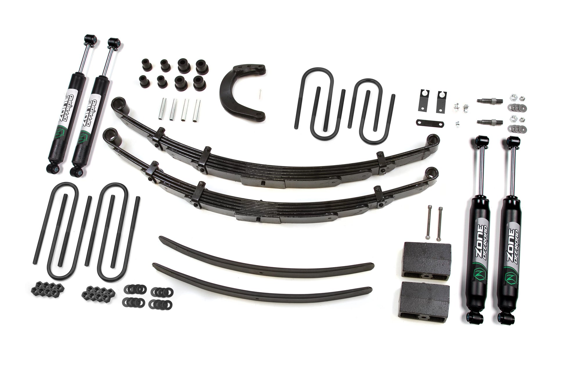 73-76 K25/K2500 K5 Blazer K20 Suburban 6 Inch Lift Kit With Nitro Shocks Zone Offroad-1