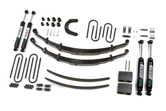 88-91 Jimmy Chevy V20/V2500 Suburban 6 Inch Lift Kit With Nirto Shocks Zone Offroad