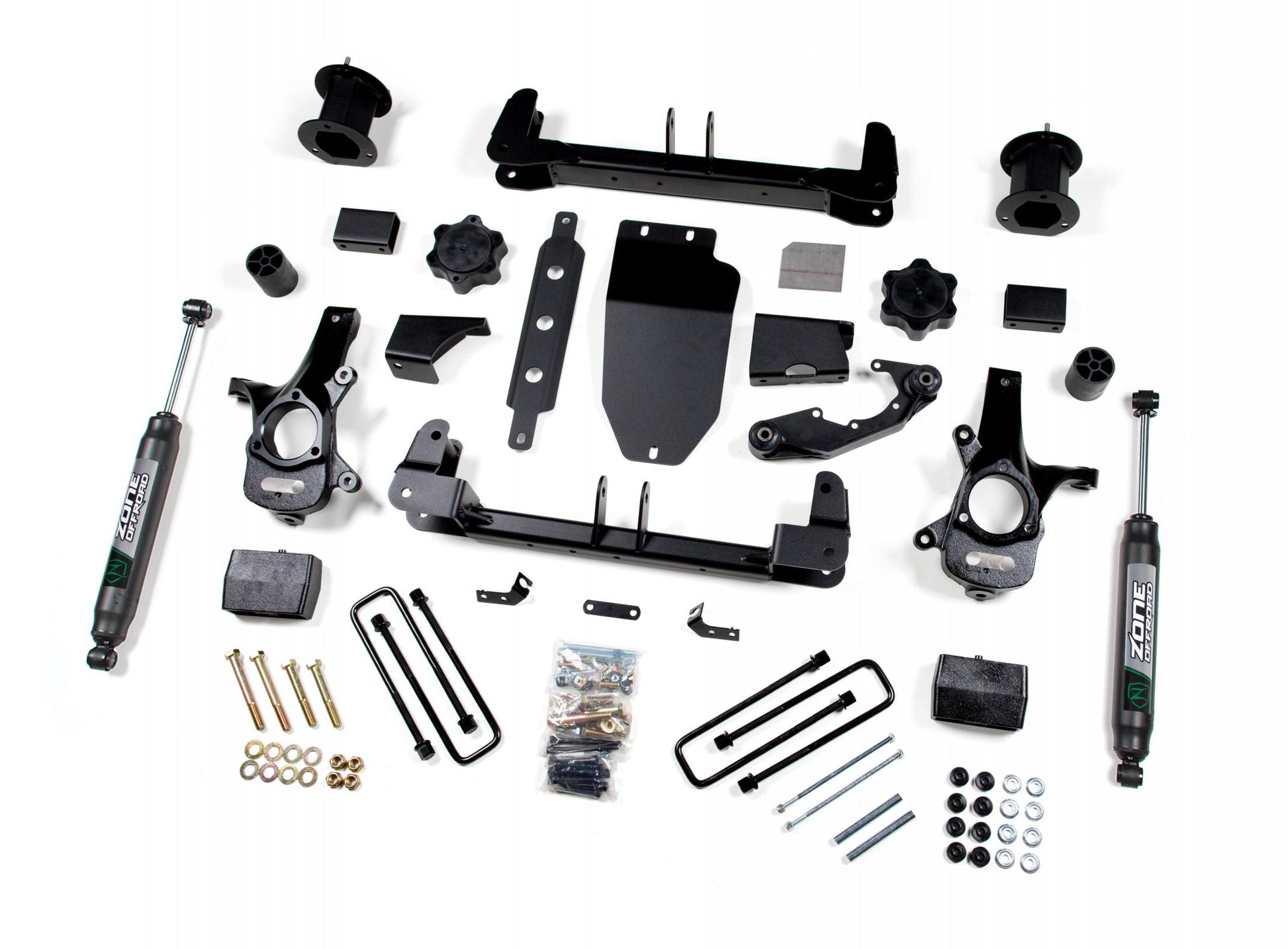 Zone Offroad 14-18 Silverado/Sierra 1500 4WD 4.5 Inch Alum/Stamped Arms Zone Offroad