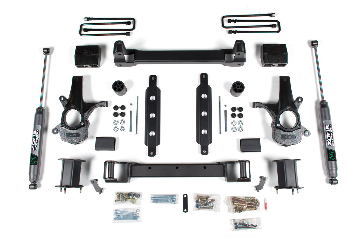 14-18 Silverado/Sierra 1500 2WD 6.5 Inch Alum/Stamped Arms Zone Offroad-3