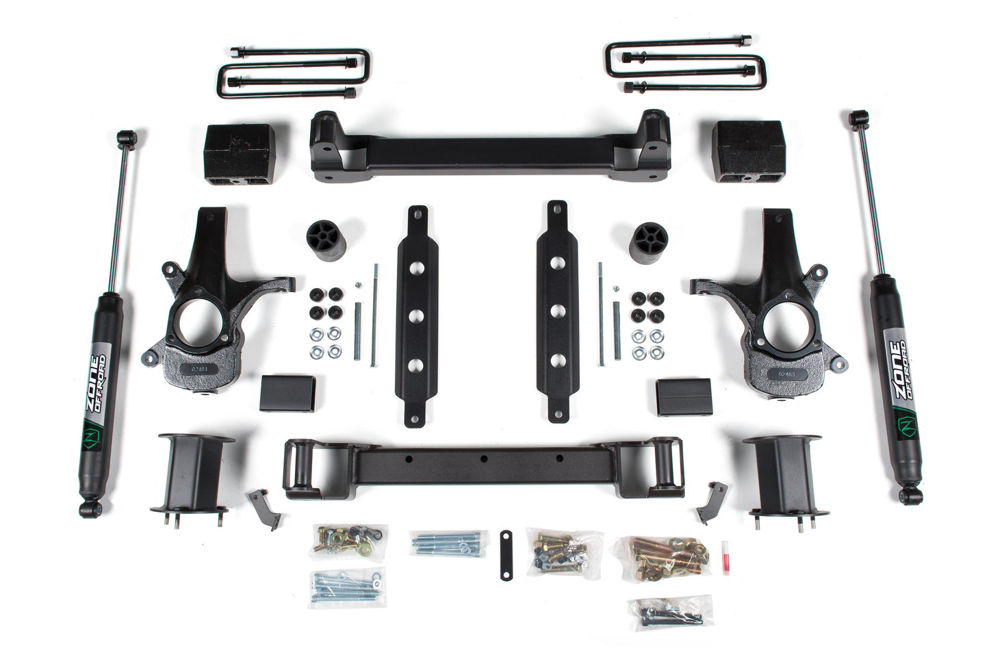 14-18 Silverado/Sierra 1500 2WD 6.5 Inch Alum/Stamped Arms Zone Offroad