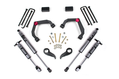 11-19 Silverado/Sierra 2500HD/3500HD 3 Inch UCA Lift Without Overloads No Shocks Zone Offroad-1