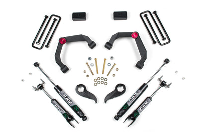 11-19 Silverado/Sierra 2500HD/3500HD 3 Inch UCA Lift Kit With Overloads No Shocks Zone Offroad-1