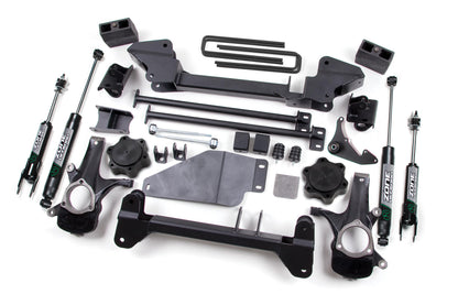 99-06 K1500 00-06 Silverado/Sierra 1500 6 Inch Torsion Bar Drop Lift Kit Zone Offroad-2