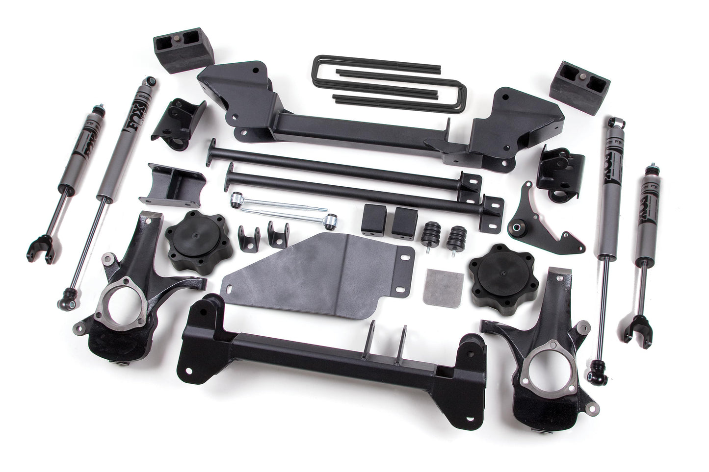 99-06 K1500 00-06 Silverado/Sierra 1500 6 Inch Torsion Bar Drop Lift Kit Zone Offroad-3
