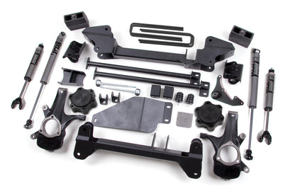 99-06 K1500 00-06 Silverado/Sierra 1500 6 Inch Torsion Bar Drop Lift Kit Zone Offroad-3