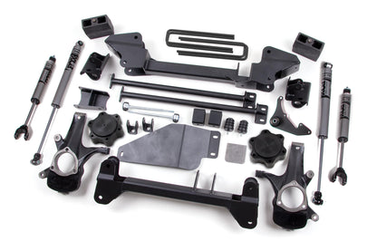 99-06 K1500 00-06 Silverado/Sierra 1500 6 Inch Torsion Bar Drop Lift Kit Zone Offroad-6