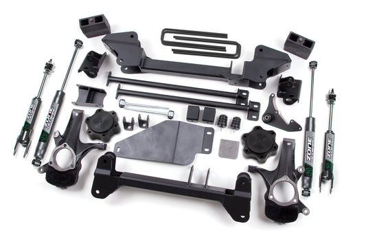 99-06 K1500 00-06 Silverado/Sierra 1500 6 Inch Torsion Bar Drop Lift Kit Zone Offroad