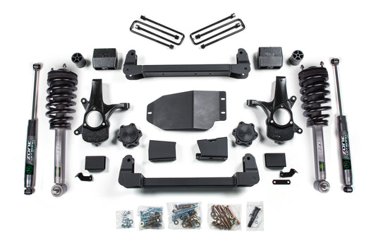 07-13 Chevrolet Silverado/GMC Sierra 1500 6.5 Inch Lift Kit Front Shock: Strut Spacer, Rear Shock: Fox Adventure Series Zone Offroad