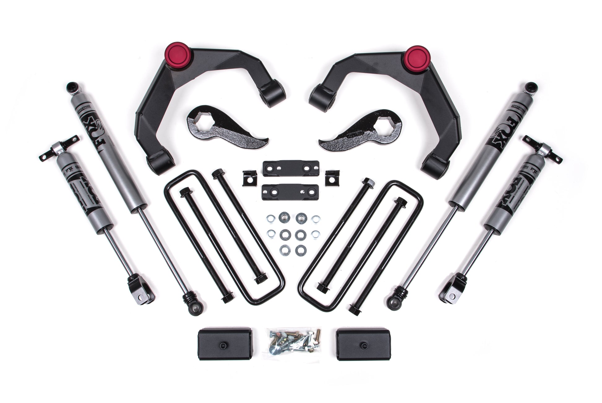 20-24 Silverado/Sierra 2500/3500 HD 3 Inch Adventure Series OE Key 84634344 Without Overloads Fox Adventure Shocks Zone Offroad-1