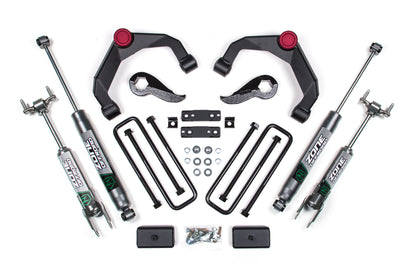20-24 Silverado/Sierra 2500/3500 HD 3 Inch Adventure Series OE Key 84634344 With Overloads Fox Adventure Shocks Zone Offroad