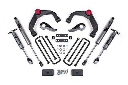 20-24 Silverado/Sierra 2500/3500 HD 3 Inch Adventure Series OE Key 84634344 With Overloads Fox Adventure Shocks Zone Offroad-1