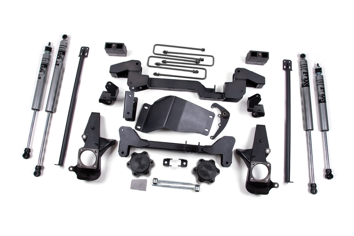 01-10 Silverado 1500/2500 HD/3500 HD 6 Inch Lift Kit Zone Offroad-3
