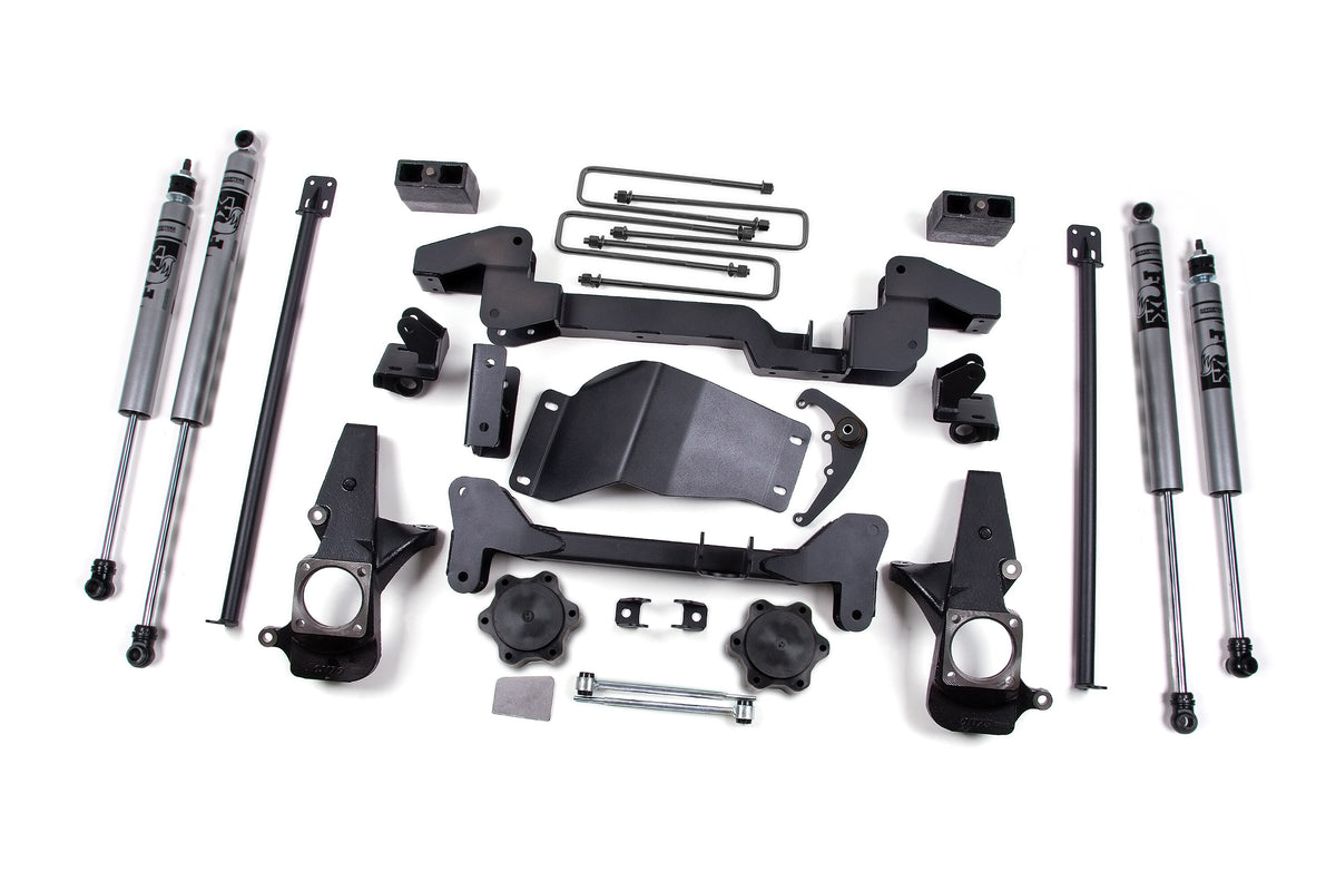 01-10 Silverado 1500/2500 HD/3500 HD 6 Inch Lift Kit Zone Offroad-6