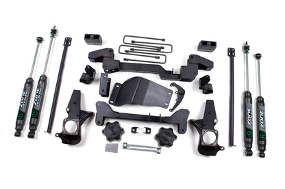 01-10 Silverado 1500/2500 HD/3500 HD 6 Inch Lift Kit Zone Offroad-1