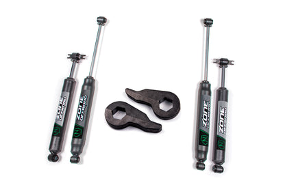 88-98 K1500/K2500 95-98 Tahoe 6 LUG 4WD 2 Inch Torsion Bar Key Leveling Kit Zone Offroad-8