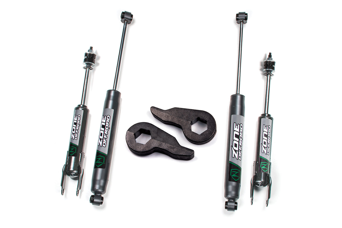 99-06 Chevy/GMC 1500 2 Inch Torsion Bar Key Kit Zone Offroad-1