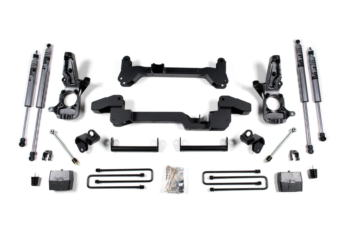 01-10 Silverado 1500/2500 HD/3500 HD 2WD 6 Inch Lift Kit Zone Offroad-3