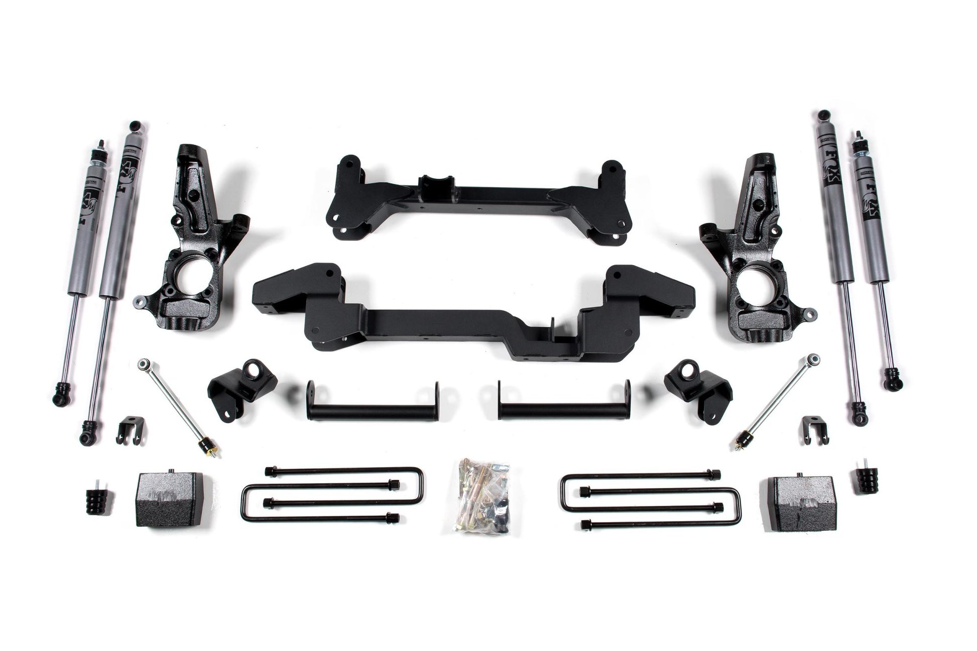 01-10 Silverado 1500/2500 HD/3500 HD 2WD 6 Inch Lift Kit Zone Offroad-3