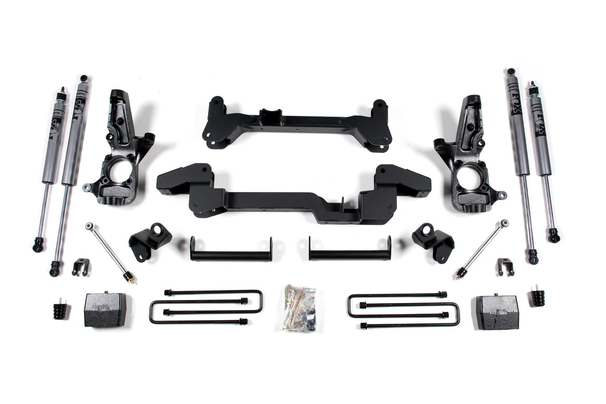 01-10 Silverado 1500/2500 HD/3500 HD 2WD 6 Inch Lift Kit Zone Offroad-6