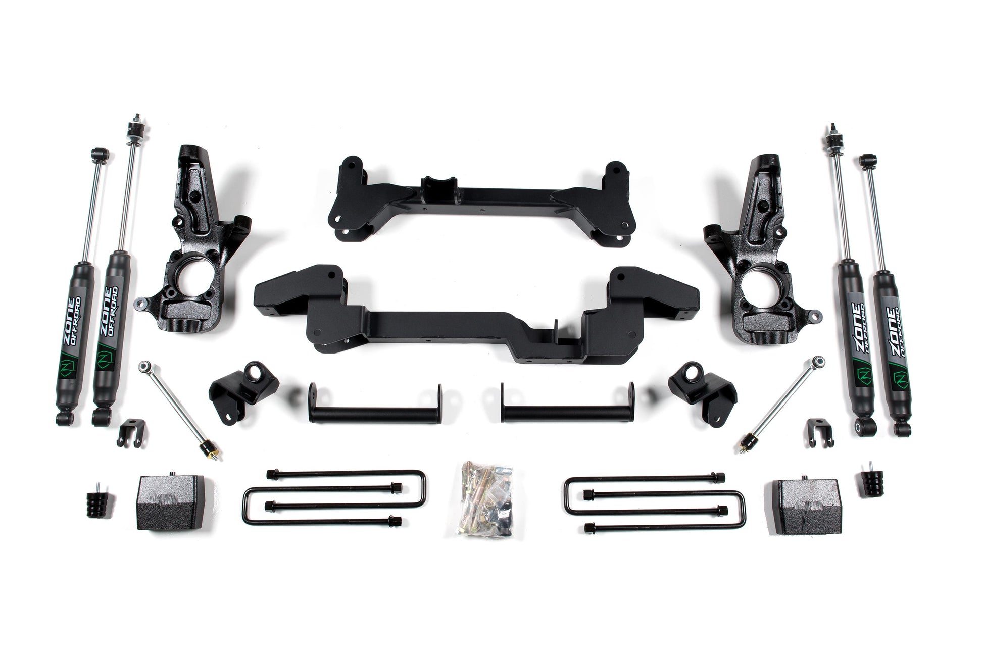 01-10 Silverado 1500/2500 HD/3500 HD 2WD 6 Inch Lift Kit Zone Offroad