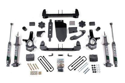 14-18 Silverado/Sierra 1500 4WD 6.5 Inch Lift Kit With Replacement Strut Alum/Stamped Arms Zone Offroad-3