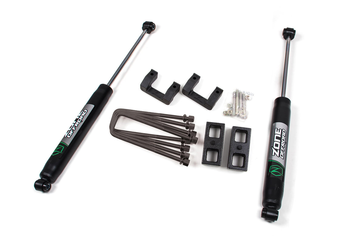 14-18 Silverado/Sierra 1500 2 Inch Lift Kit Zone Offroad-2