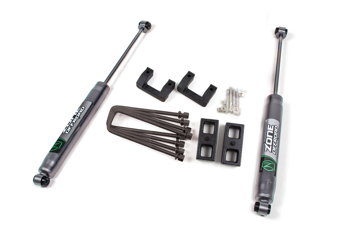 14-18 Silverado/Sierra 1500 2 Inch Lift Kit Zone Offroad-1