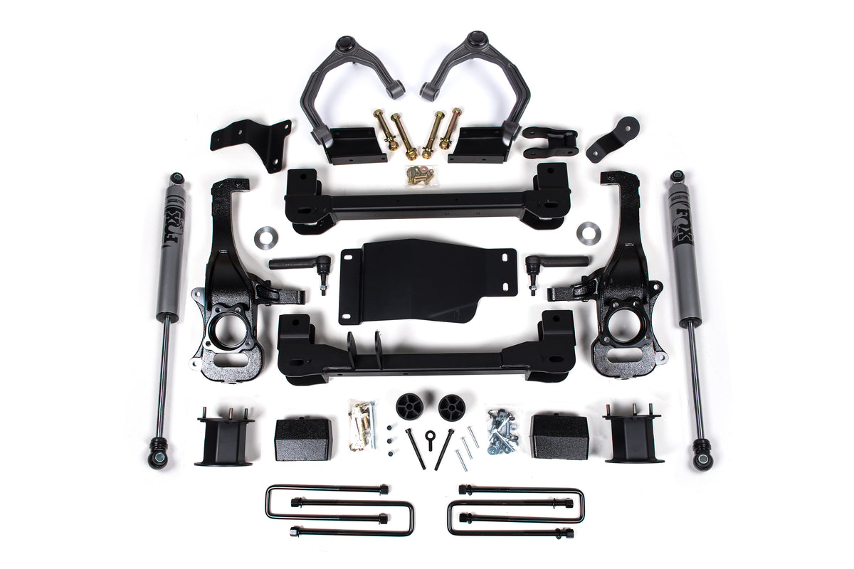 19-24 Silverado/Sierra 1500 4 Inch Lift Kit Zone Offroad-3