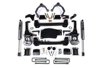19-24 Silverado/Sierra 1500 4WD 6 Inch Lift Kit Zone Offroad-3