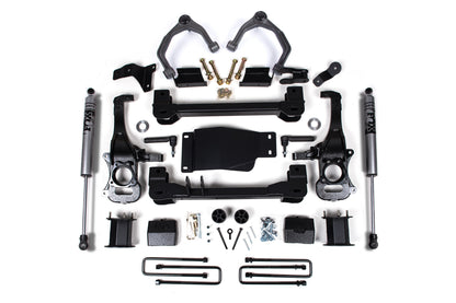 19-24 Silverado/Sierra 1500 4WD 6 Inch Lift Kit Zone Offroad-6