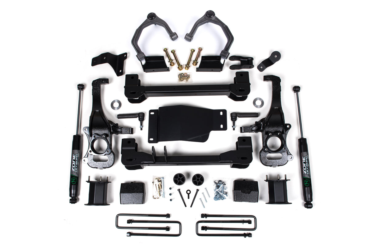 19-24 Silverado/Sierra 1500 4WD 6 Inch Lift Kit Zone Offroad