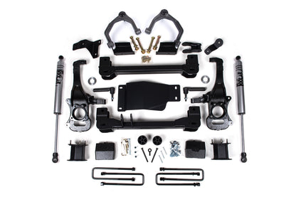 19-24 Chevy/GM Trail Boss / AT4 1500 4WD 4 Inch Lift Kit Zone Offroad-4