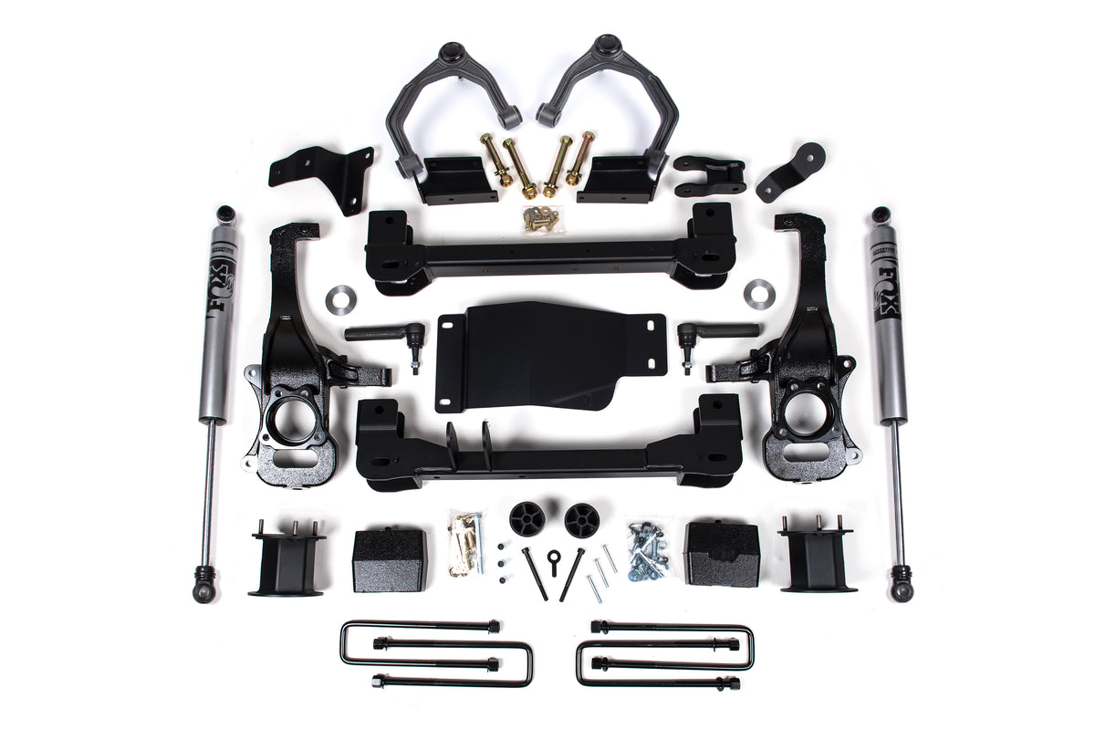19-24 Chevy/GM Trail Boss / AT4 1500 4WD 4 Inch Lift Kit Zone Offroad-3