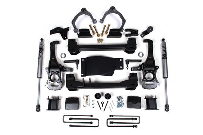 19-24 Chevy/GM Trail Boss / AT4 1500 4WD 4 Inch Lift Kit Zone Offroad-3