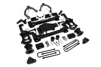 19-24 Sierra 1500 Denali 4WD 4 Inch Lift Kit No Shocks Zone Offroad-1