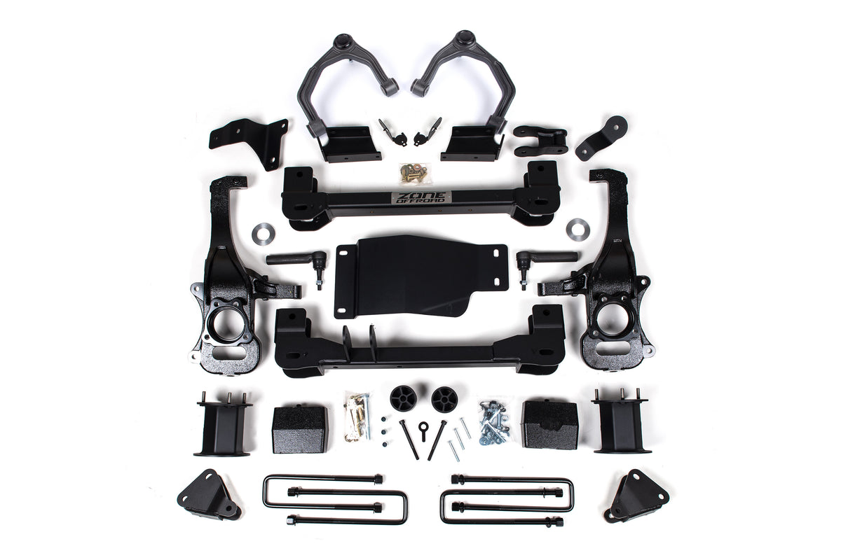 19-24 GMC Denali 1500 4WD 6 Inch Suspension System Lift Kit Zone Offroad