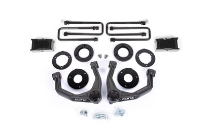 19-22 Silverado/Sierra 1500 AT4 / Trail Boss 1.75 Inch Lift Kit 1 Inch Rear Block Zone Offroad