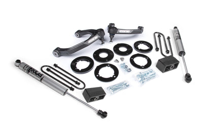 1.75 Inch Suspension Lift Kit For 2025 Silverado/Sierra 1500 4WD 1 Inch Rear Block Spacer Zone Offroad-9