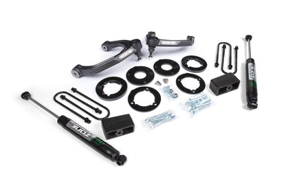 1.75 Inch Suspension Lift Kit For 2025 Silverado/Sierra 1500 4WD 1 Inch Rear Block Spacer Zone Offroad-4