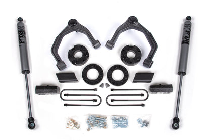 3.5 Inch Lift Kit For 2025 Silverado/Sierra 1500 4WD Zone Offroad-1