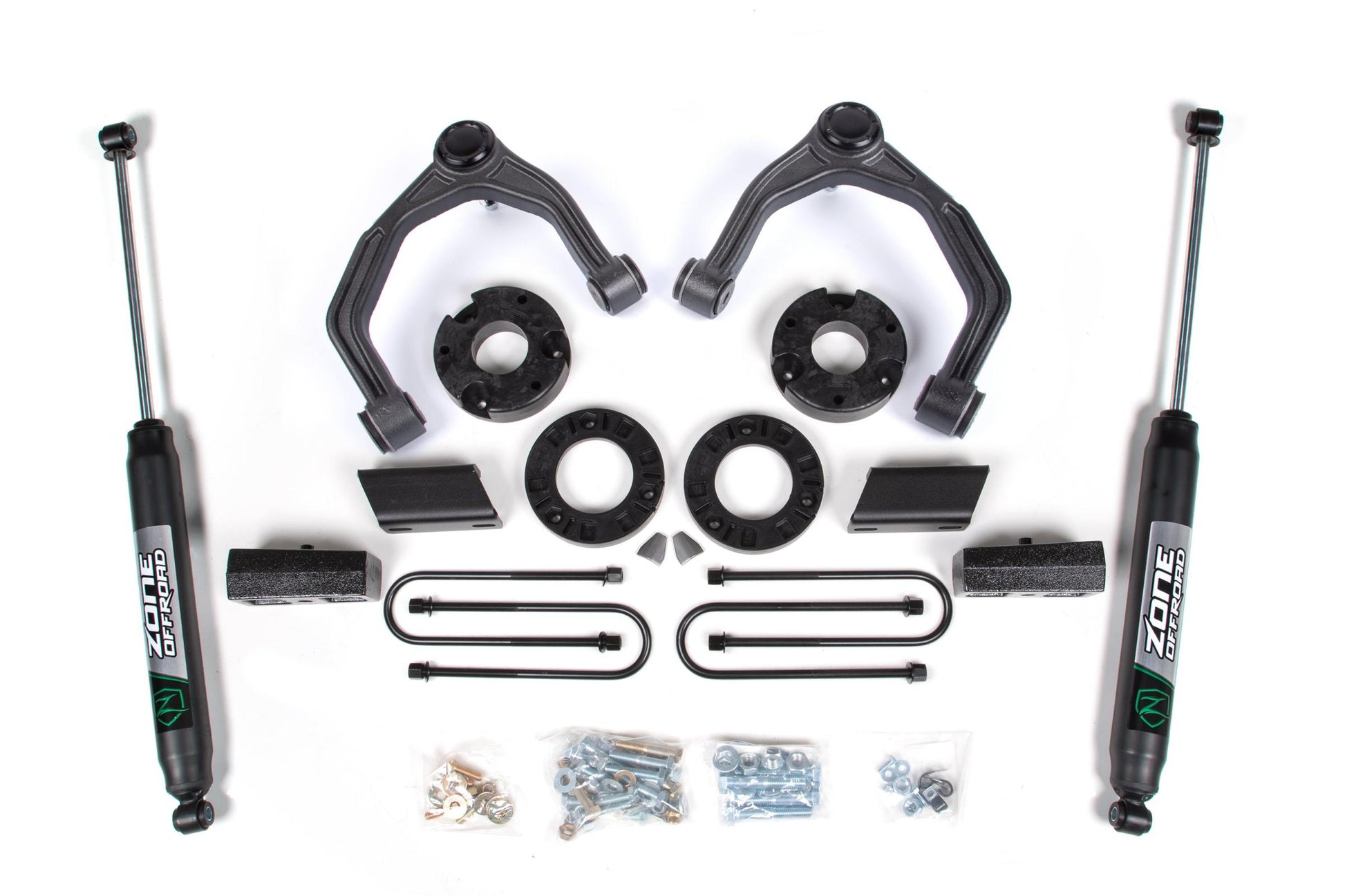 Zone Offroad 3.5 Inch Lift Kit For 2025 Silverado/Sierra 1500 4WD Zone Offroad