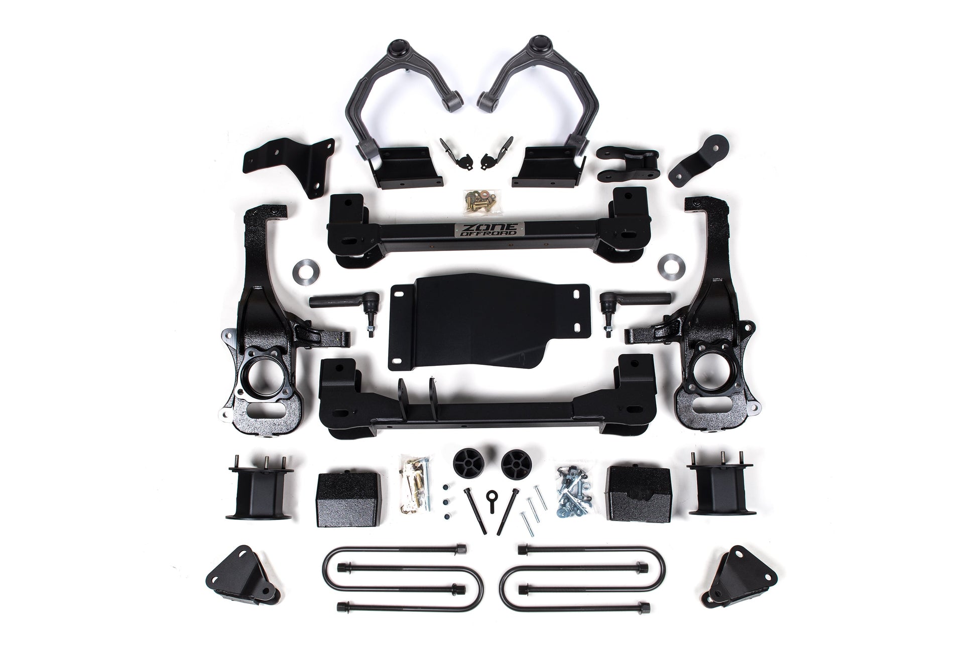 4 Inch Lift Kit For 25-Up Silverado/Sierra 1500 ZR2, AT4X 1500 4WD 3 Inch Rear Block Spacer Front Rear Shock Spacer Zone Offroad