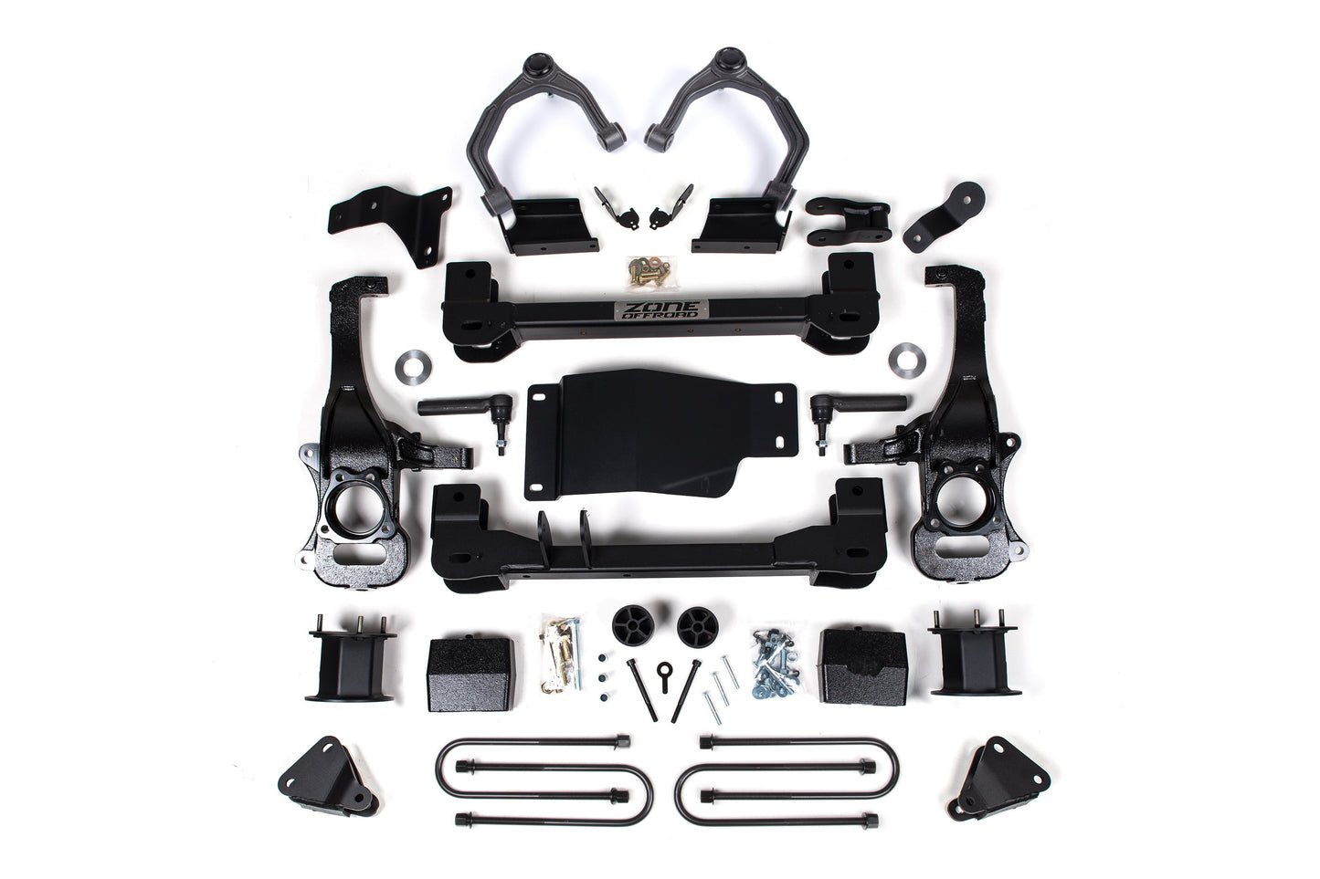 4 Inch Lift Kit For 25-Up Silverado/Sierra 1500 ZR2, AT4X 1500 4WD 3 Inch Rear Block Spacer Front Rear Shock Spacer Zone Offroad