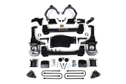 4 Inch Lift Kit For 25-Up Silverado/Sierra 1500 ZR2, AT4X 1500 4WD 3 Inch Rear Block Spacer Front Rear Shock Spacer Zone Offroad