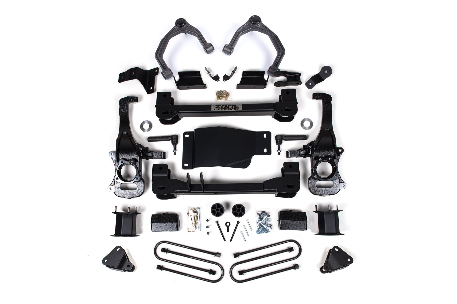 4 Inch Lift Kit for 25-Up Silverado/Sierra 1500 Denali High Country 4WD w/ ARC, 3 Inch Rear Block Spacer Front Rear Shock Spacer Zone Offroad