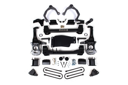 4 Inch Lift Kit for 25-Up Silverado/Sierra 1500 Denali High Country 4WD w/ ARC, 3 Inch Rear Block Spacer Front Rear Shock Spacer Zone Offroad