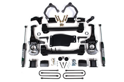 4 Inch Lift Kit For 2025 Silverado/Sierra 1500 4WD 3 Inch Rear Block Spacer Front Zone Offroad