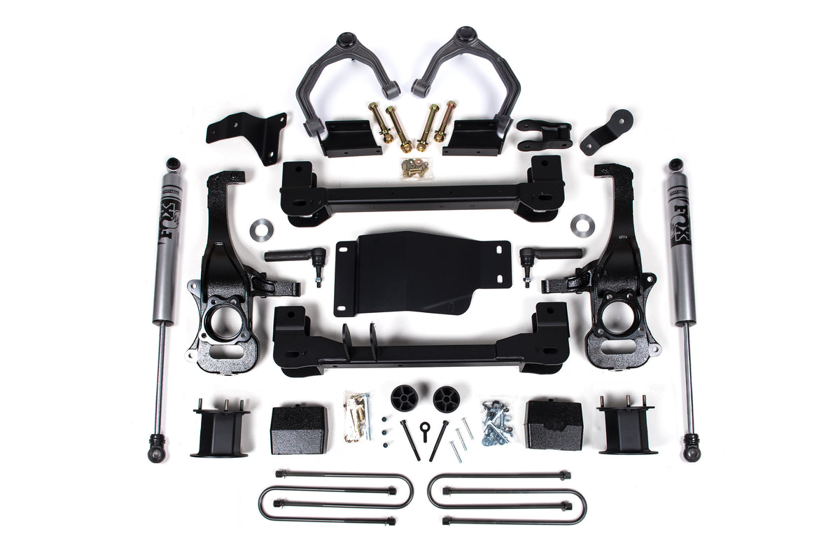 4 Inch Lift Kit For 2025 Silverado/Sierra 1500 Custom Trail Boss/LT Trail Bass/AT4 4WD 3 Inch Rear Block Spacer Front Zone Offroad-4